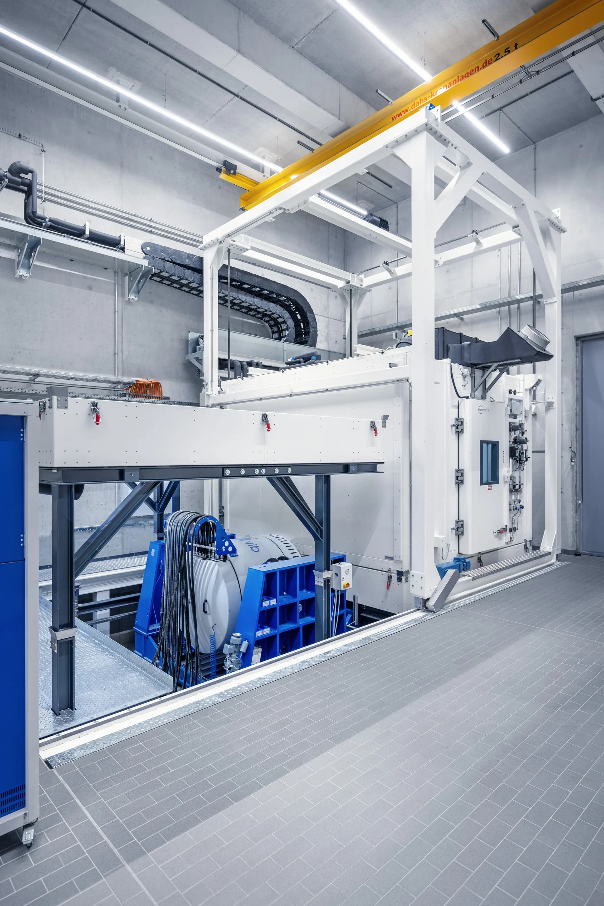Shaker test chamber